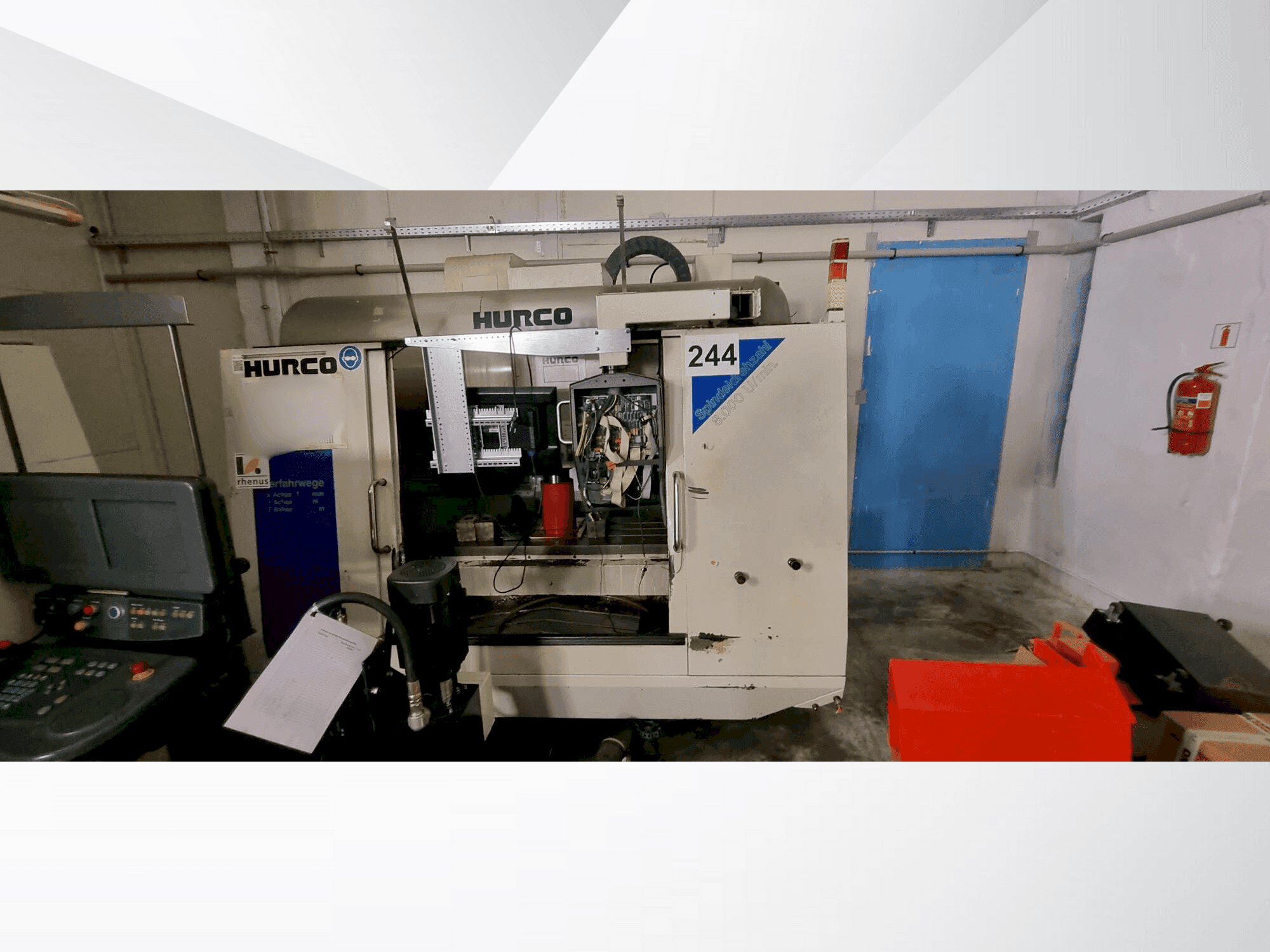 Front view of Hurco VM2  machine