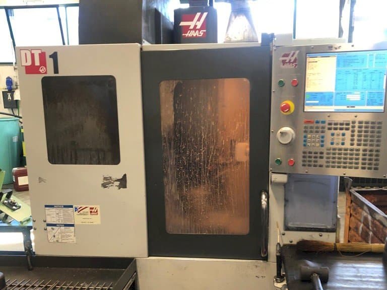 Front view of HAAS DT1  machine