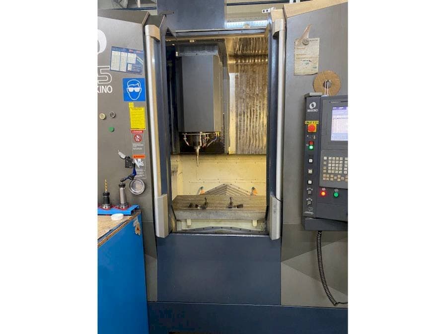 Front view of Makino F5  machine