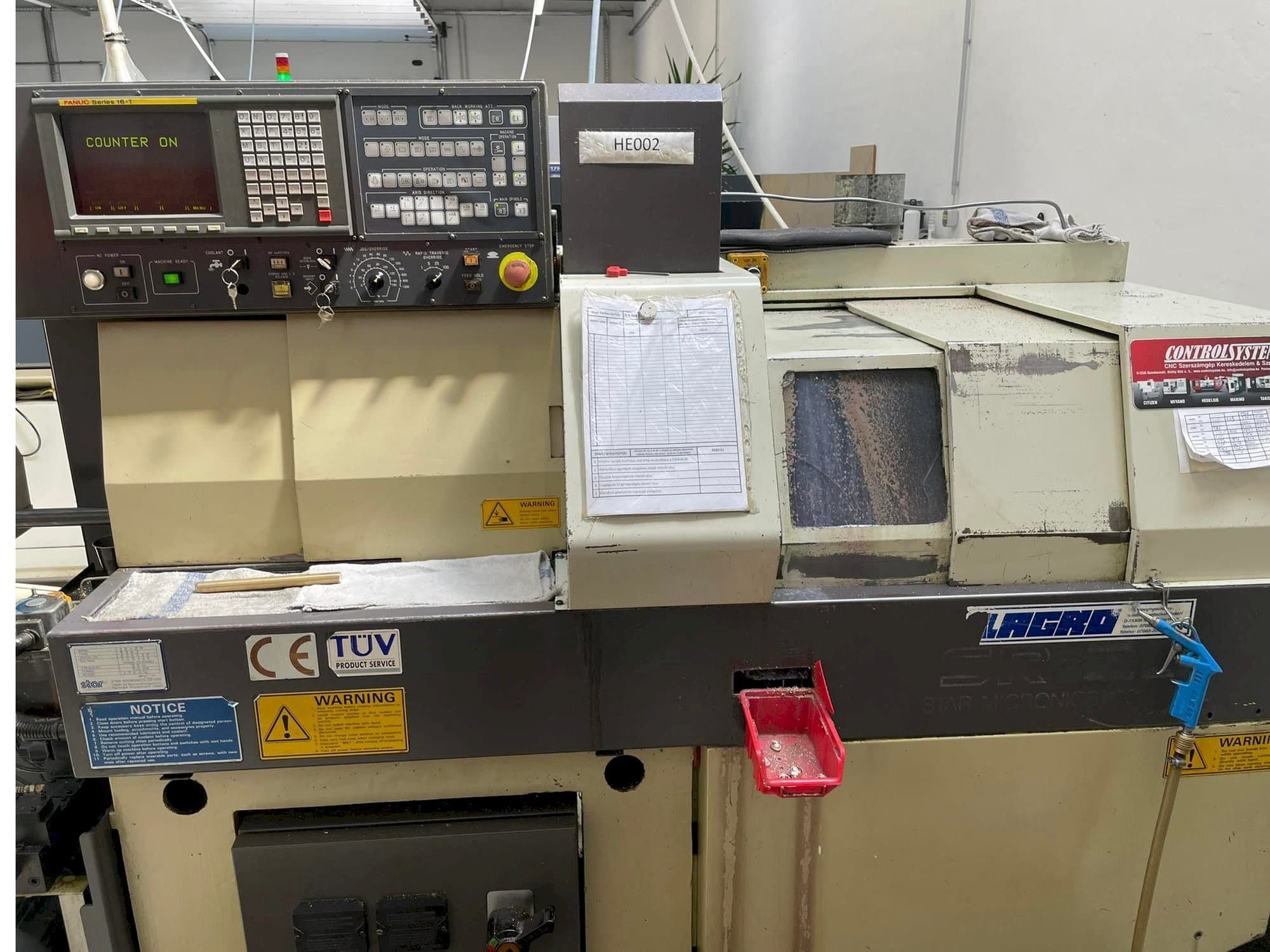 Front view of Star SR20  machine