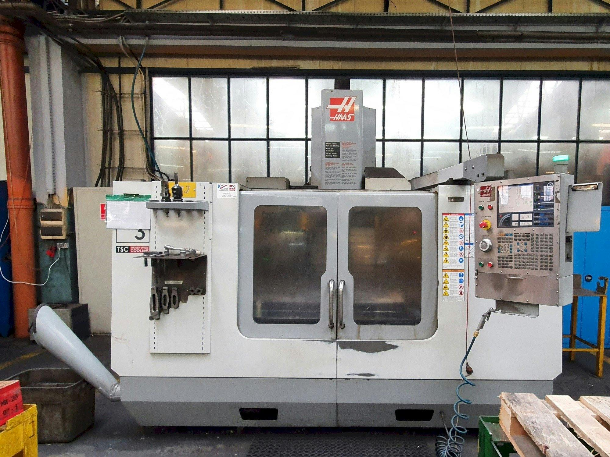 Front view of HAAS VF-3 BHE  machine
