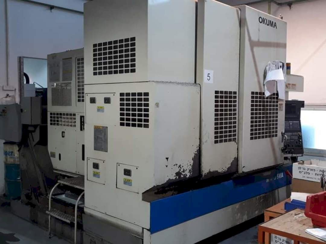 Front view of Okuma MX-55 VA machine