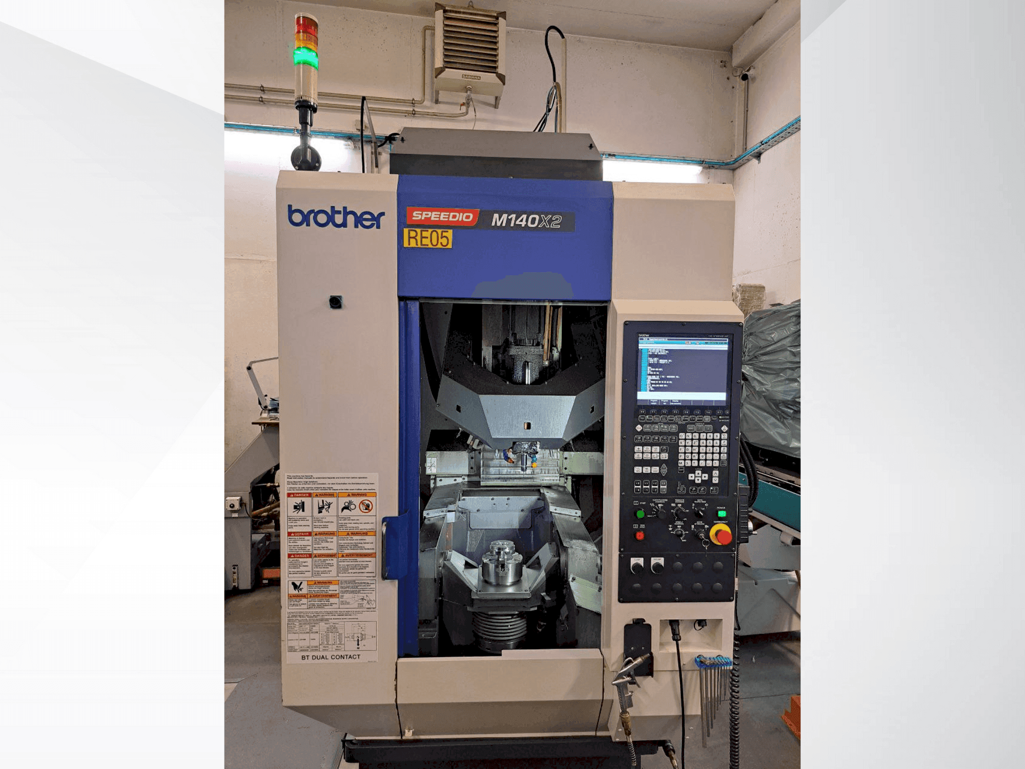 Front view of Brother SPEEDIO M140X2  machine