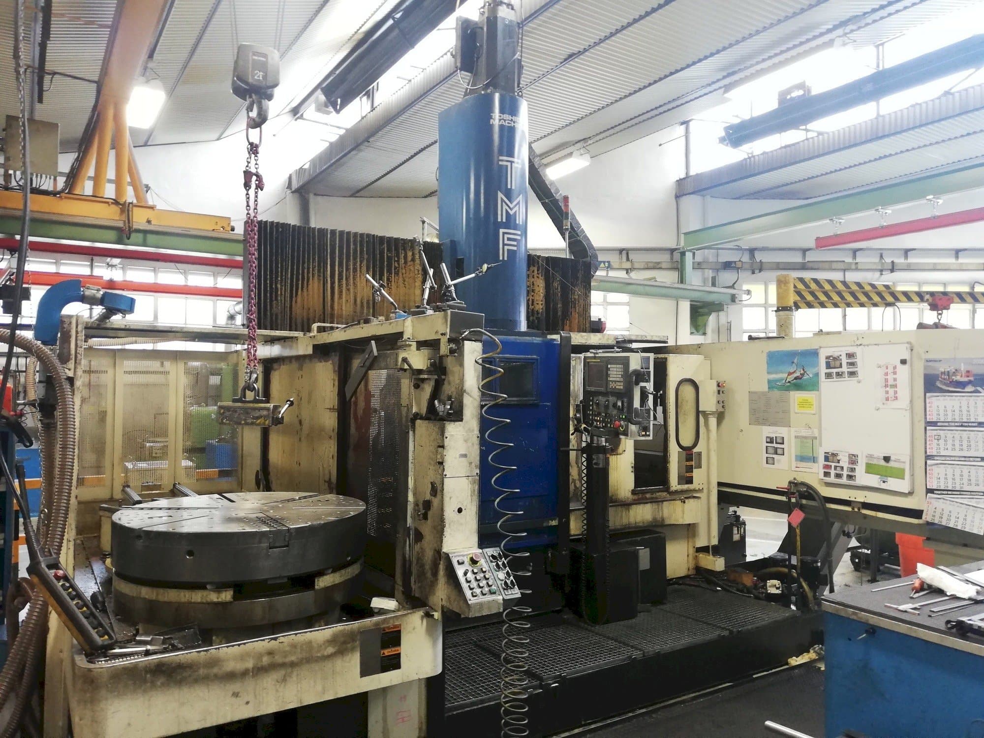 Front view of Toshiba TMF-10 machine