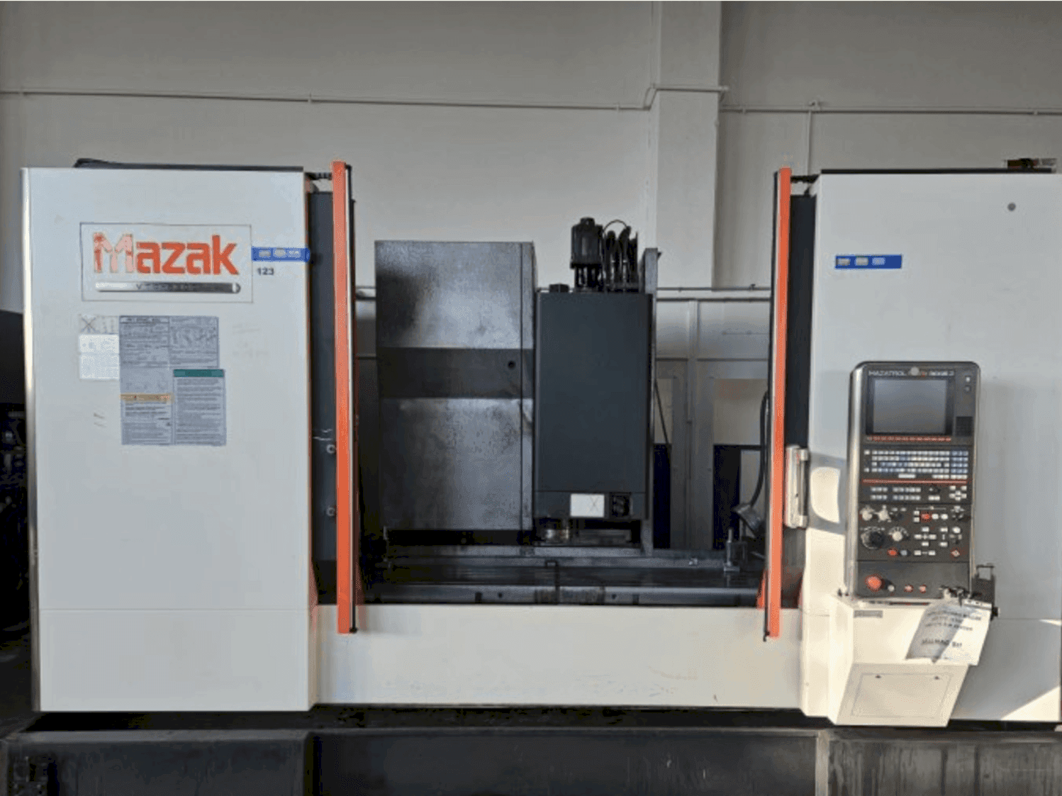 Front view of Mazak VTC-530C machine