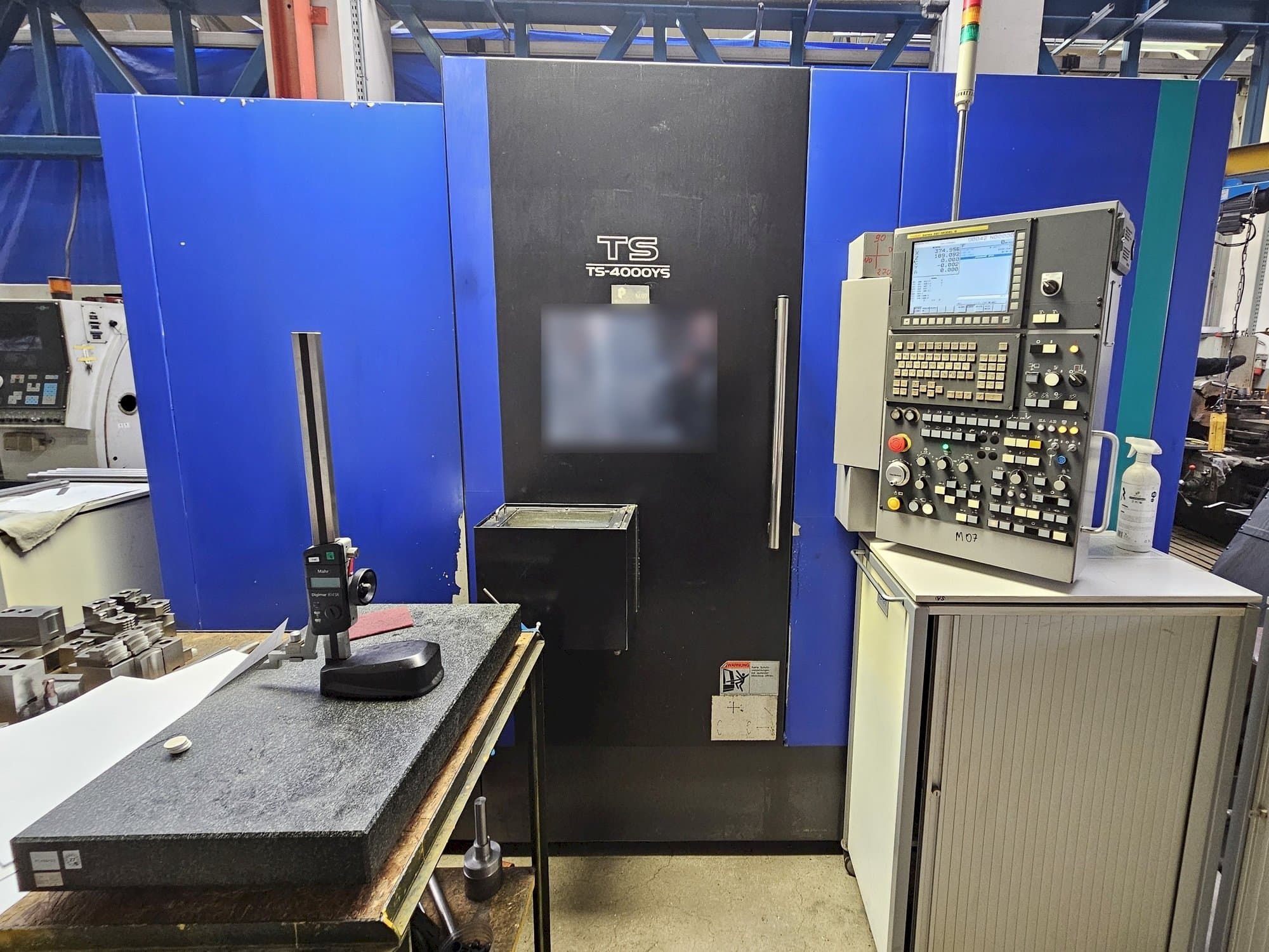 Front view of Takisawa TS-4000YS machine