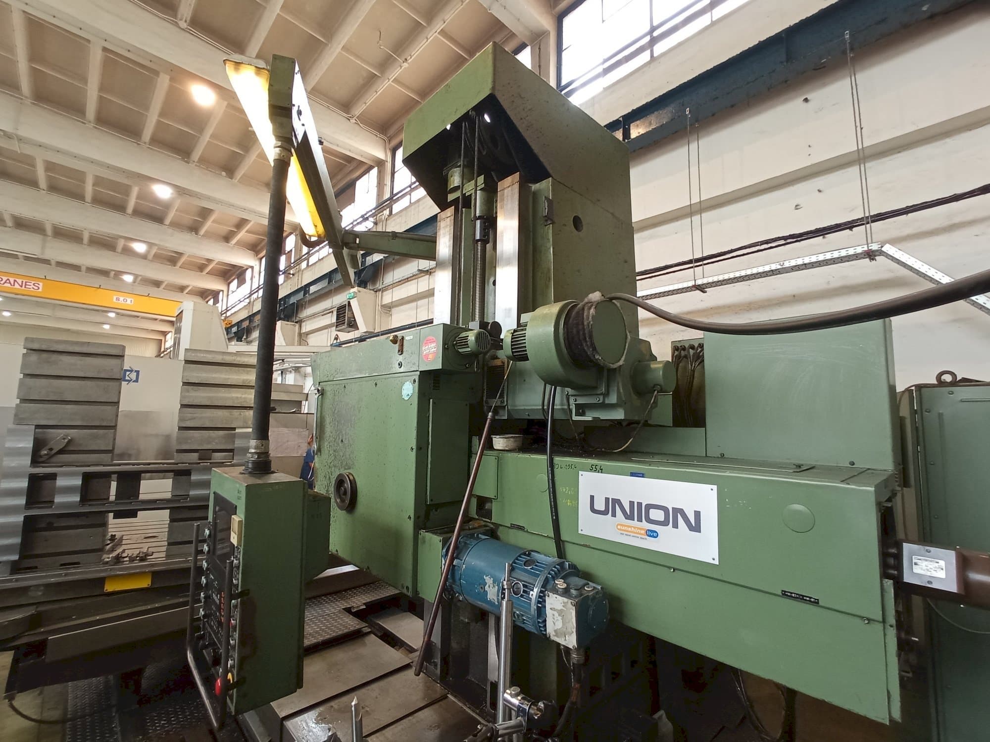 Front view of Union BFT 110 machine