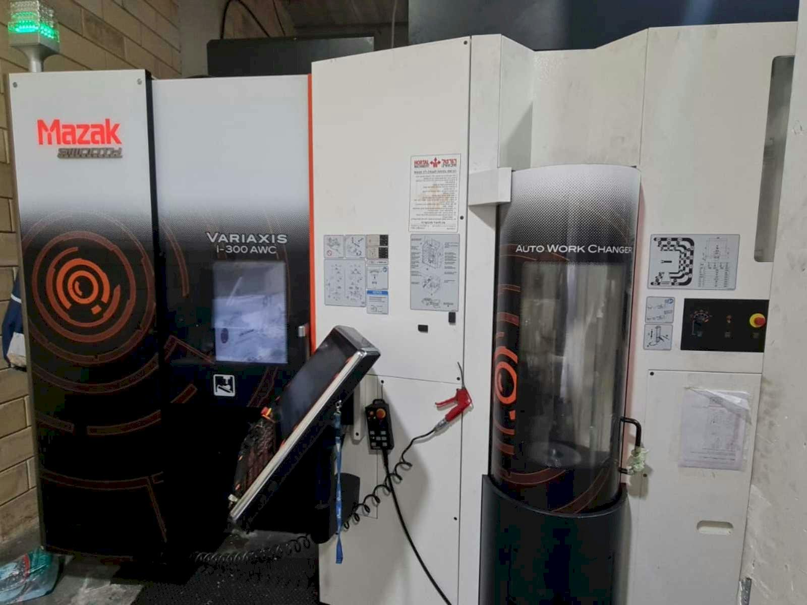 Front view of Mazak VARIAXIS I-300 AWC  machine