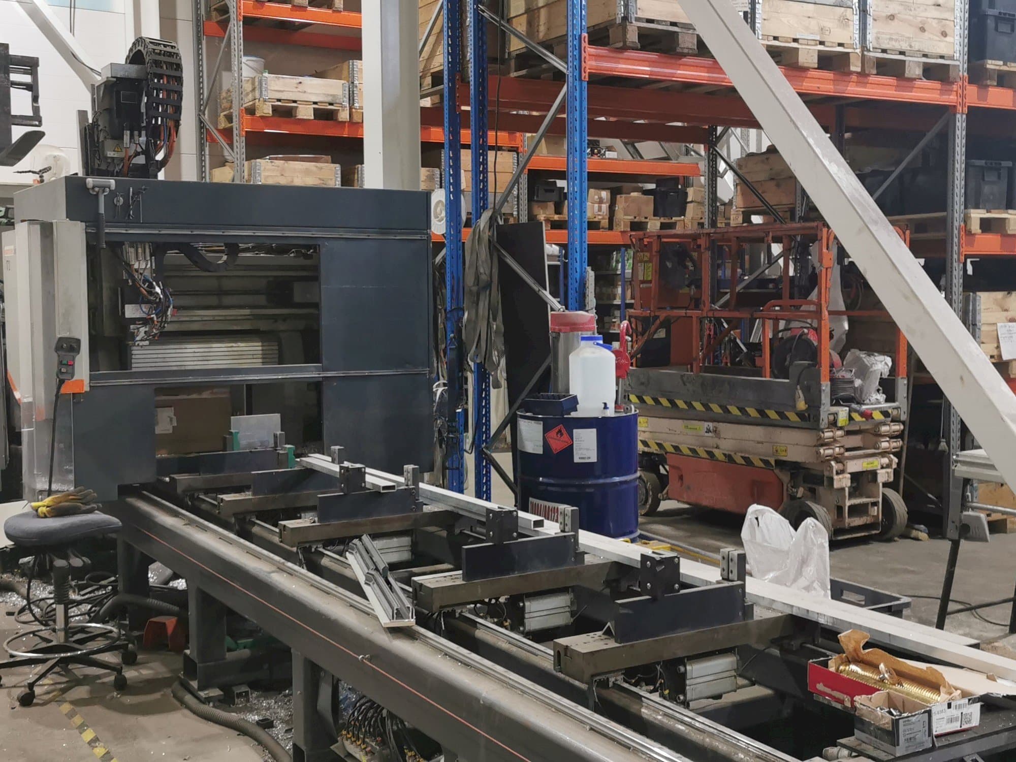 Front view of Elumatec SBZ 140 machine