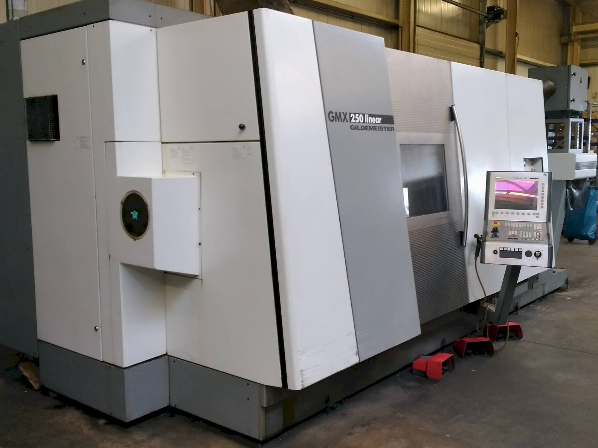 Front view of Gildemeister GMX 250 linear machine