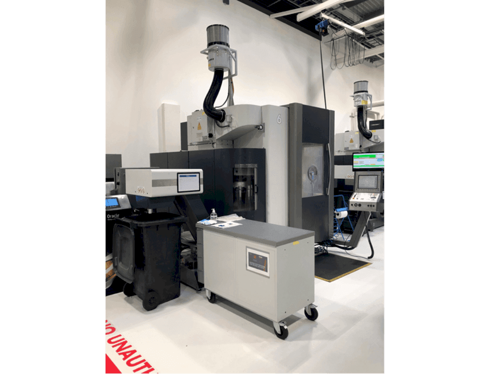 Front view of DECKEL MAHO DMU 50 linear machine