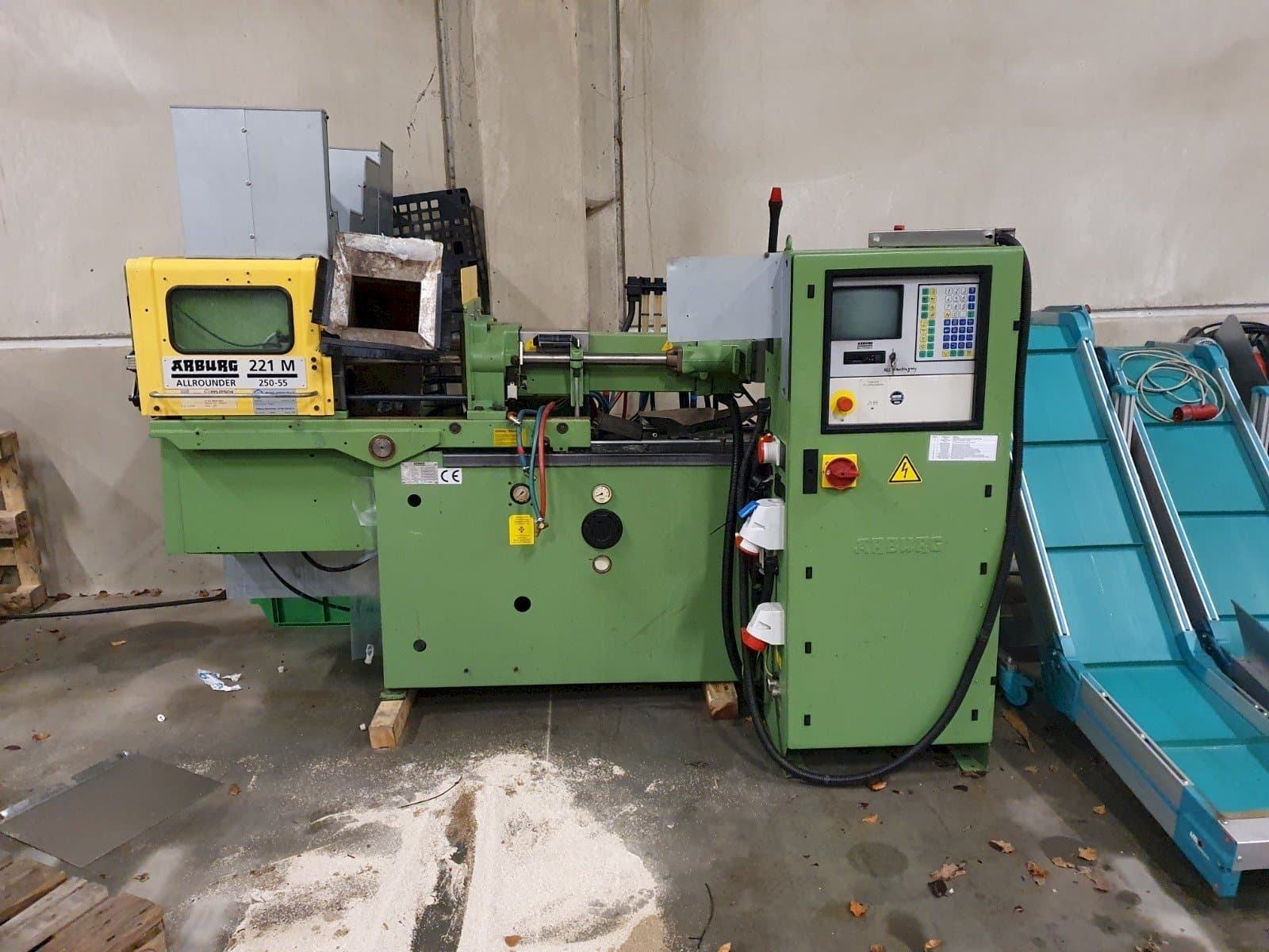 Front view of Arburg Allrounder 221 M 250-55  machine