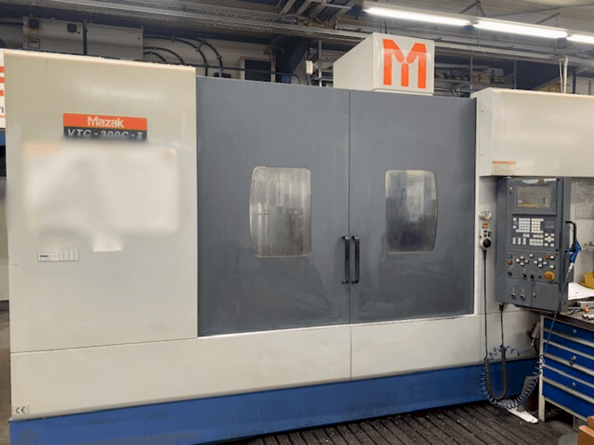 Front view of Mazak VTC 300C II  machine