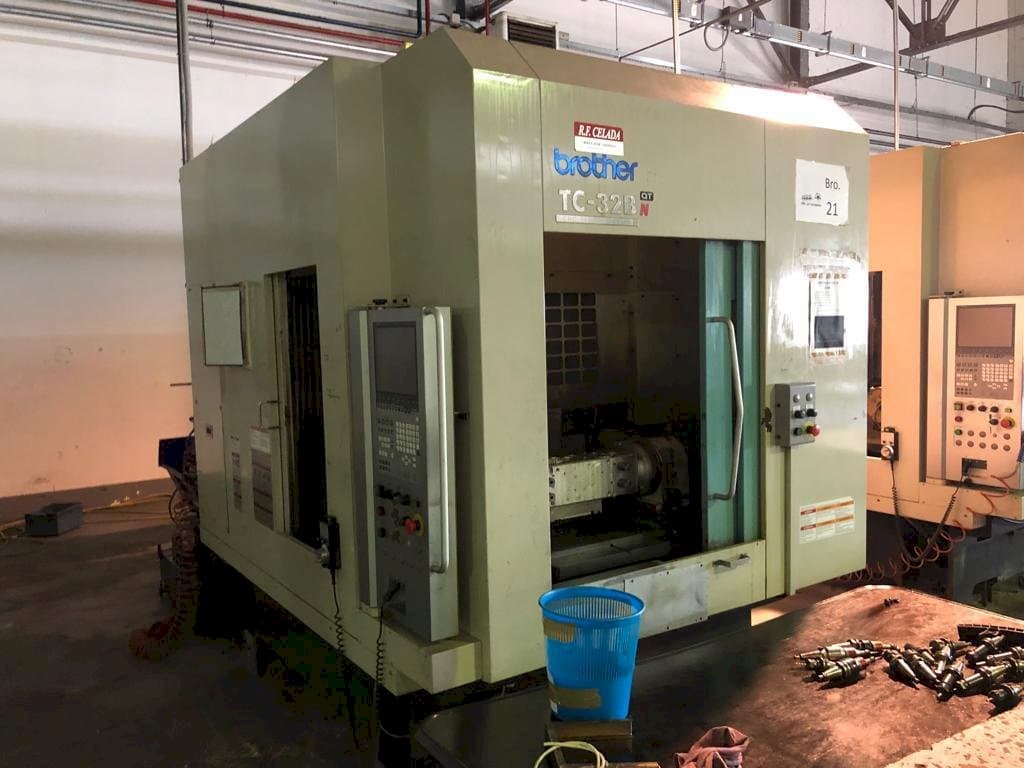 Front view of Brother TC 32B machine