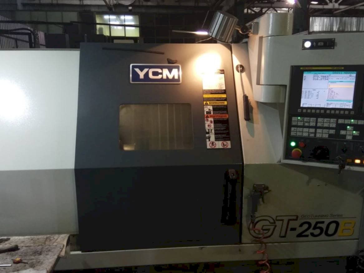 Front view of YCM GT250B machine