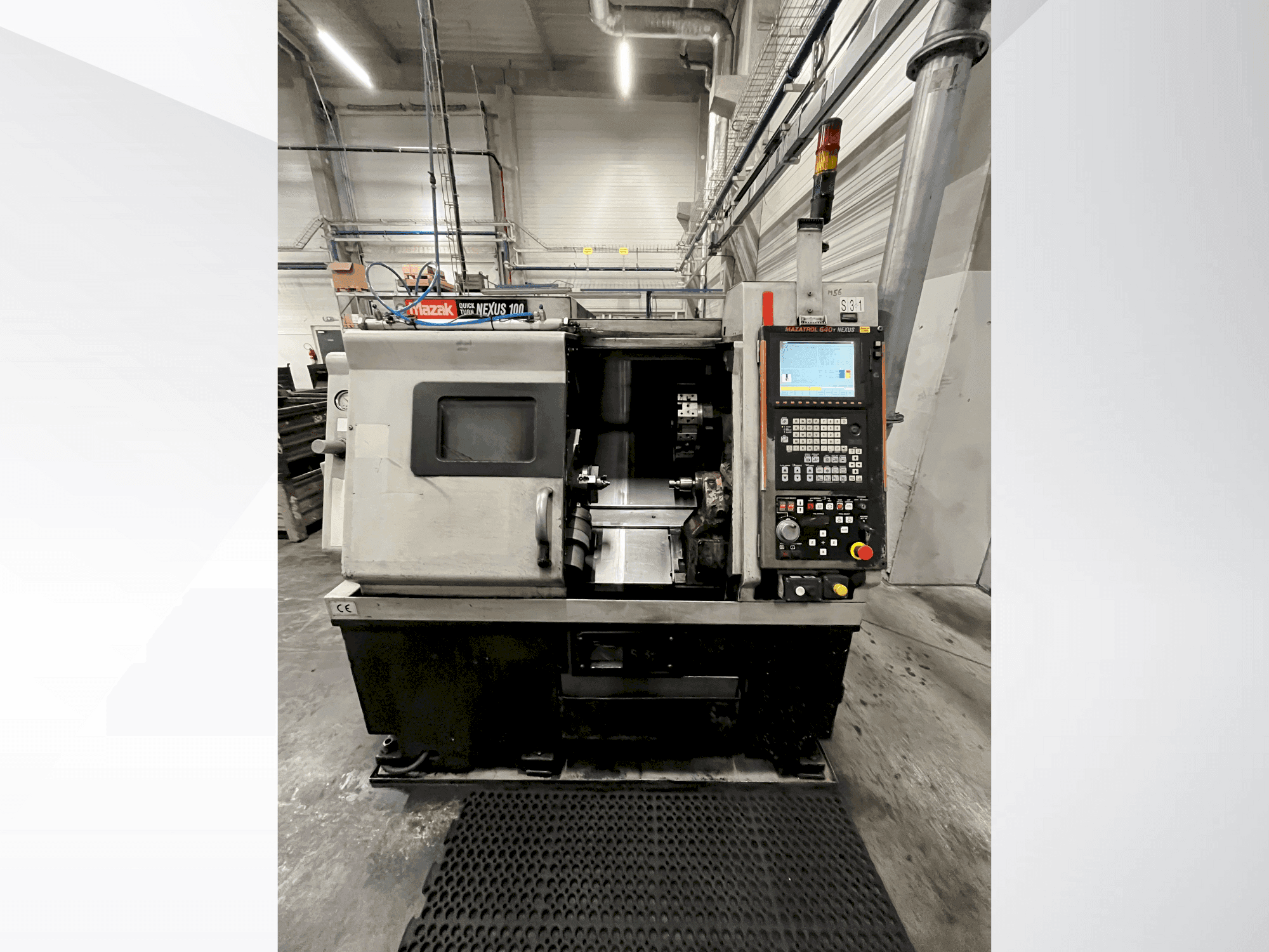 Front view of Mazak Quick Turn Nexus 100  machine
