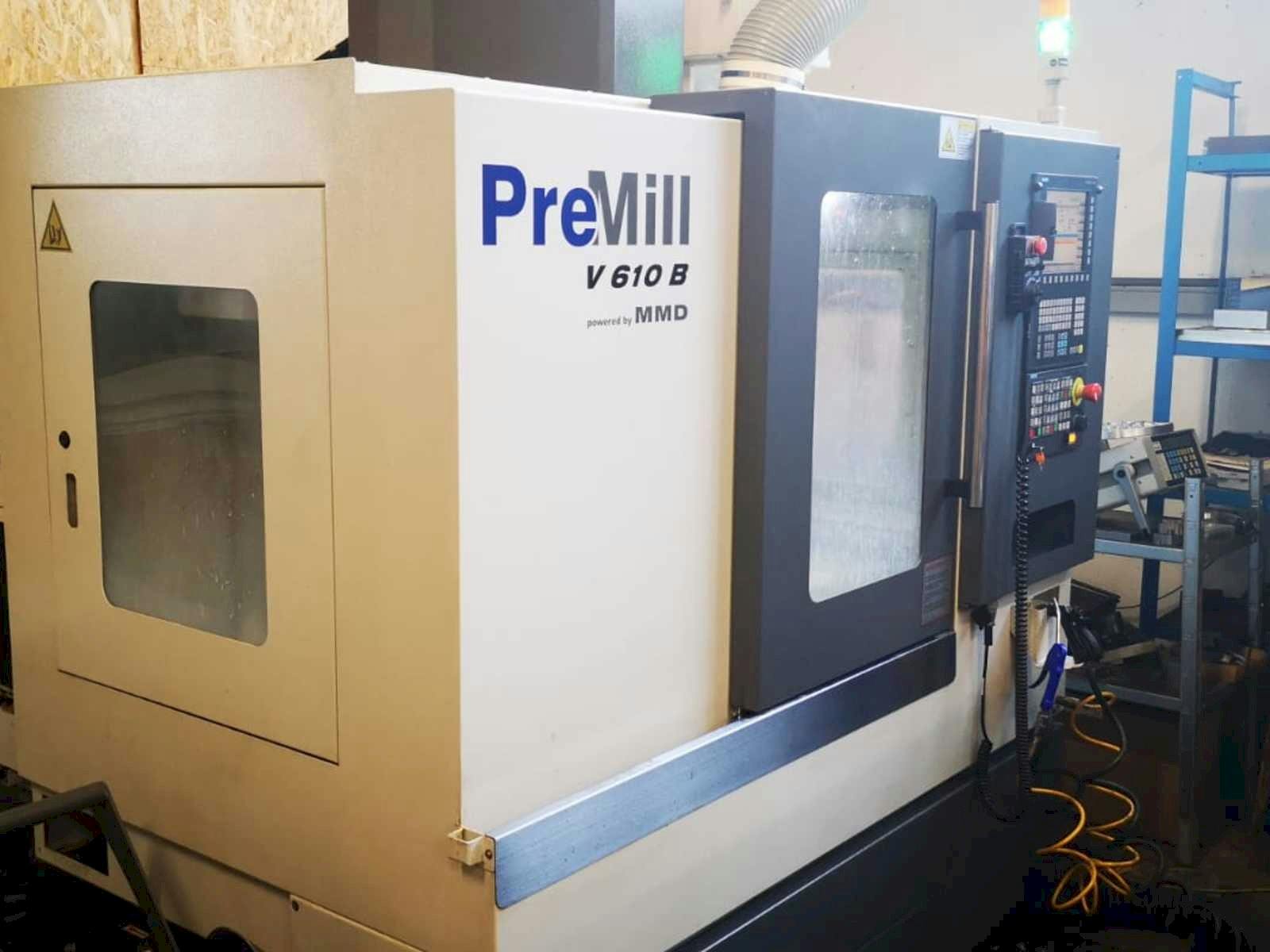 Front view of PreMill V 610 B  machine