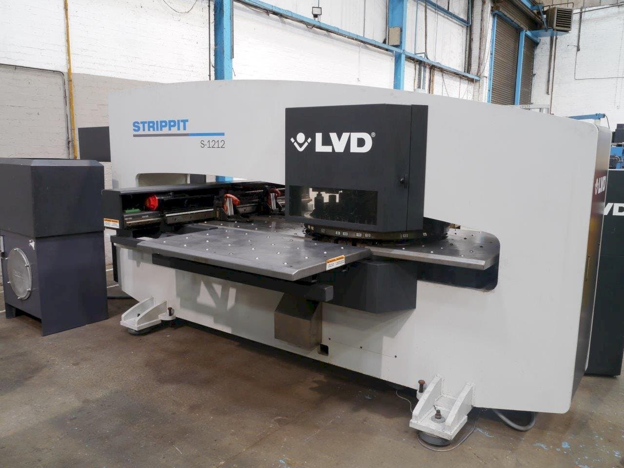 Front view of LVD STRIPPIT S 1212 machine