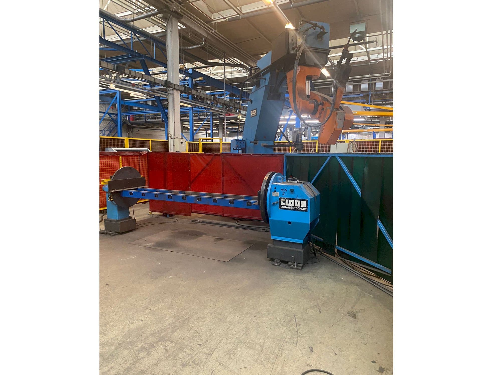Front view of Carl Cloos Romat 310 C-Stander WPV-DP-5000N  machine