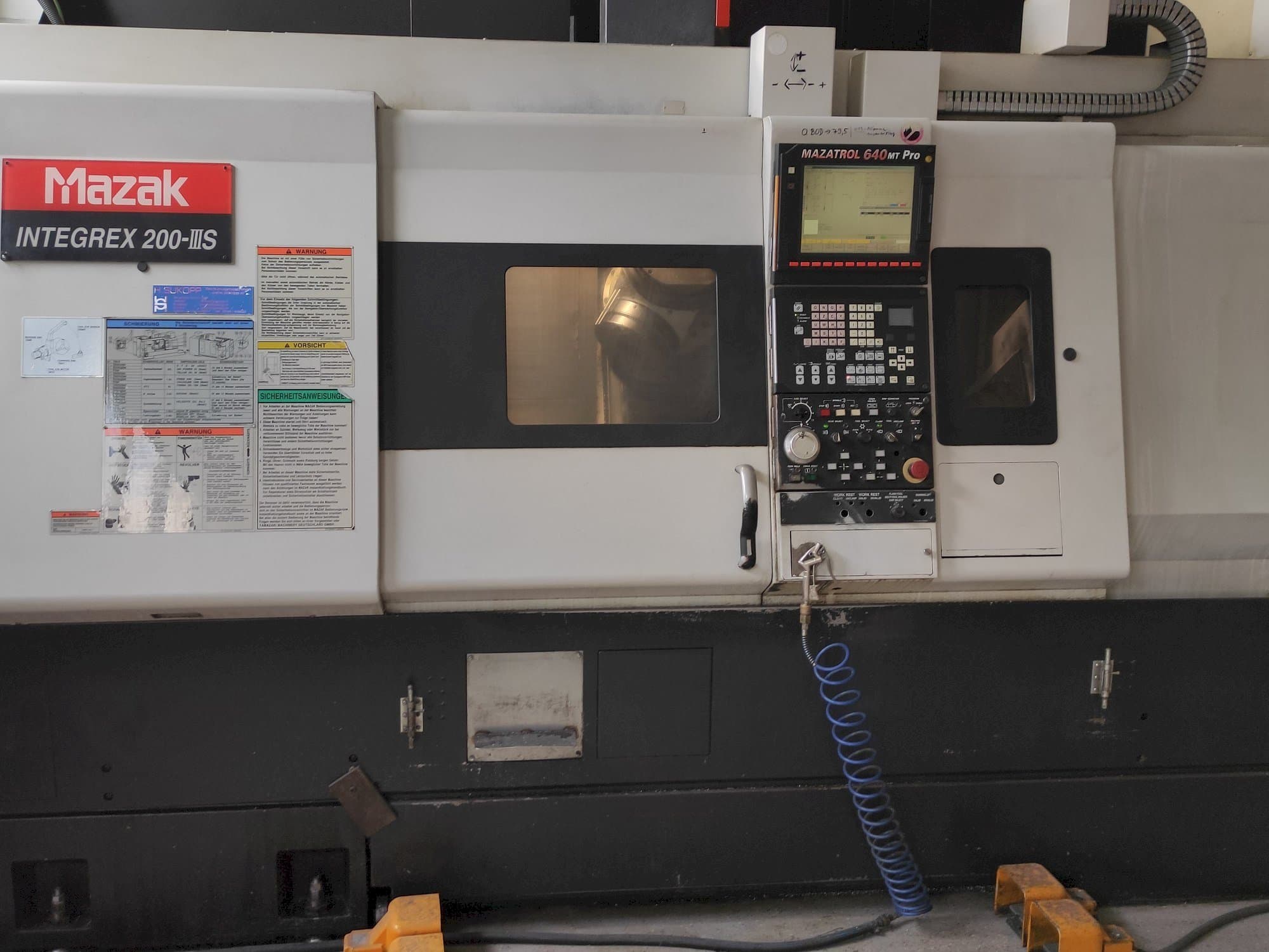 Front view of Mazak Integrex 200-III S machine