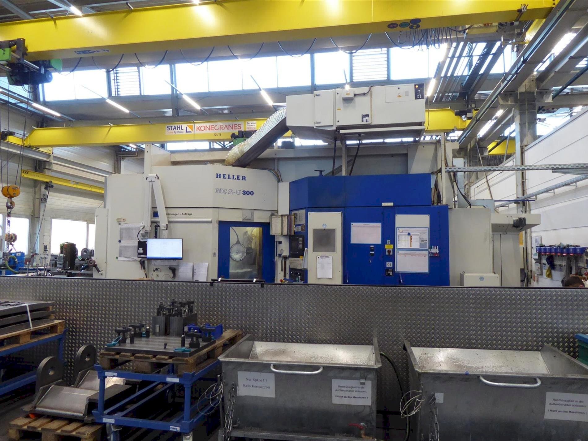 Front view of HELLER MCS-U 300 machine