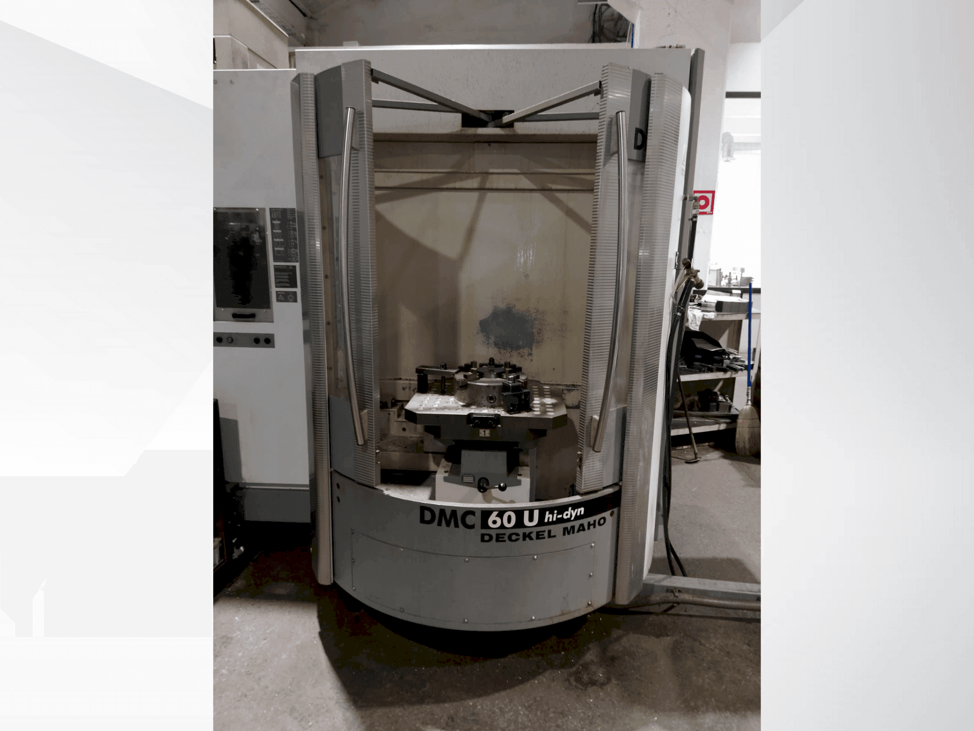 Front view of DECKEL DMC 60 U hi-dyn machine