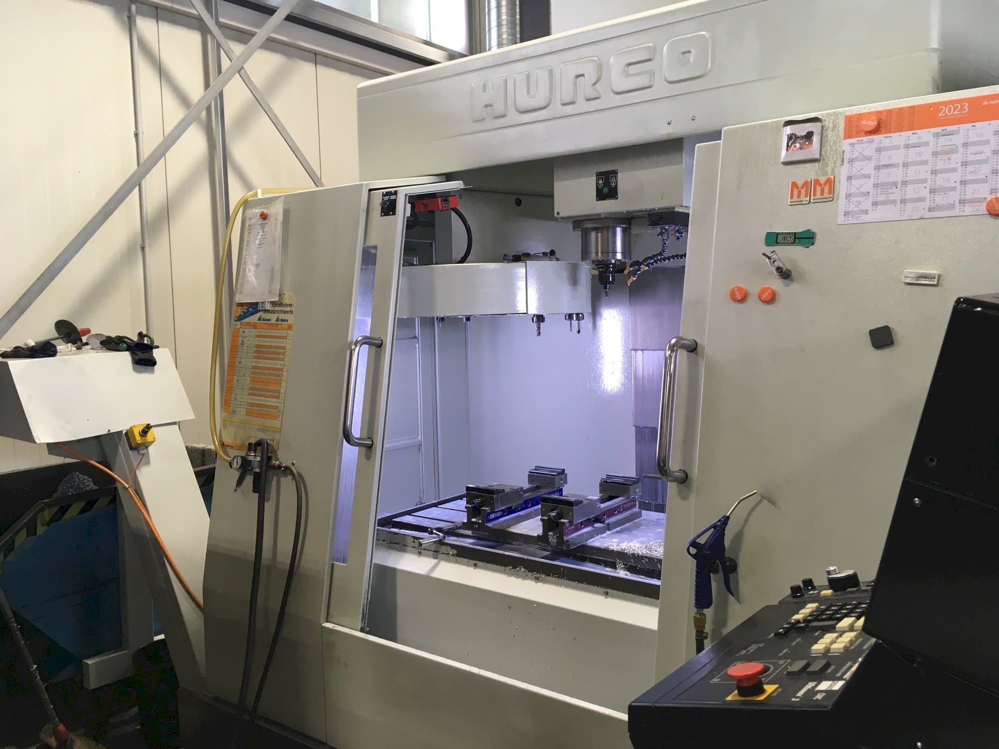 Front view of Hurco BAC 30 HTM machine