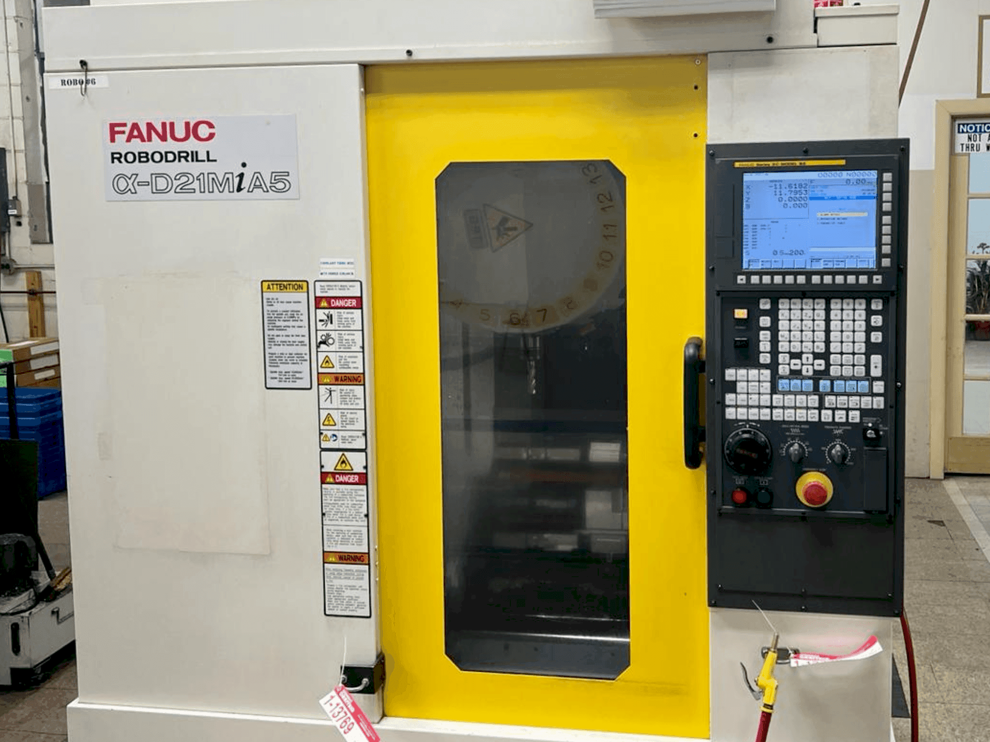 Front view of FANUC Robodrill D21MiA5  machine