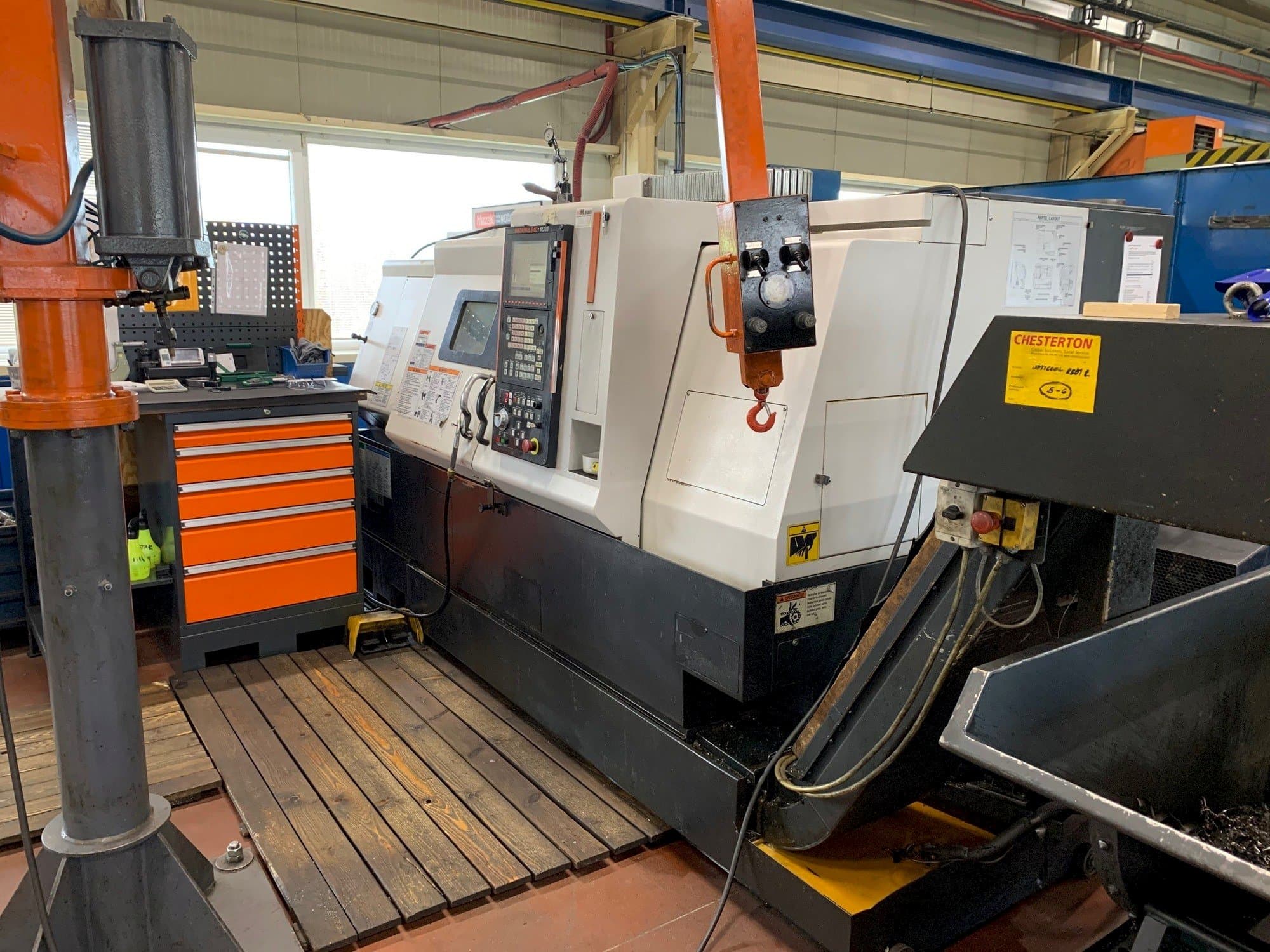 Front view of Mazak QTN - 250 machine