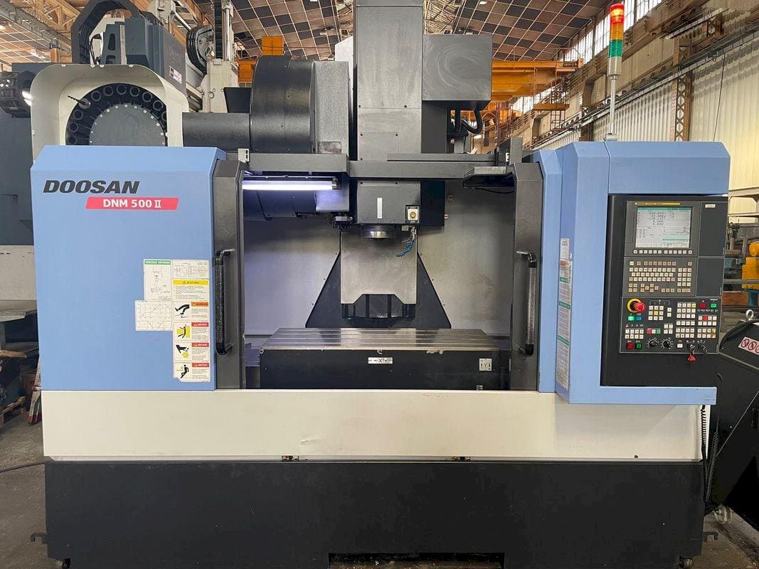 Front view of Doosan MYNX DNM 500 II machine