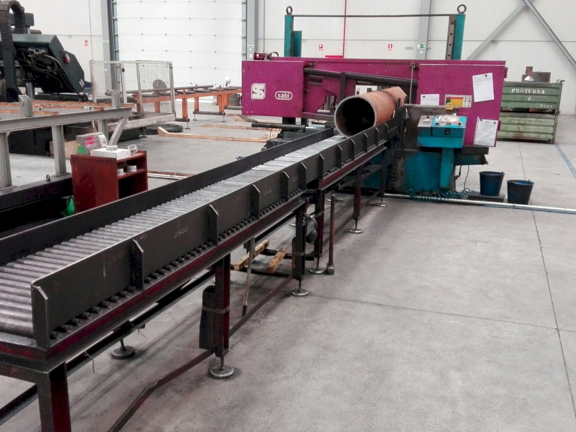 Front view of Sabi PB-450A-NC machine