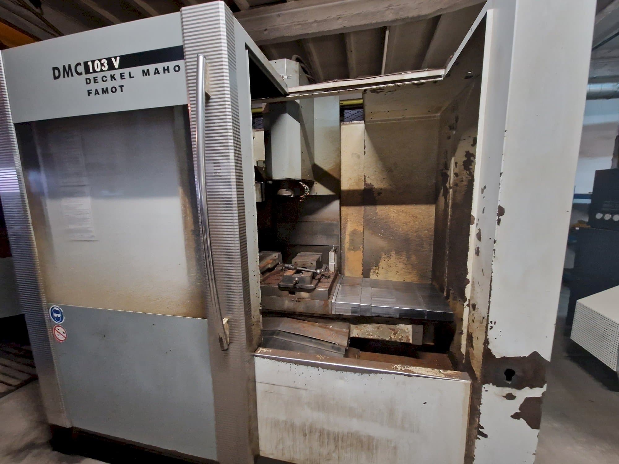 Front view of DMG DMC 103V machine