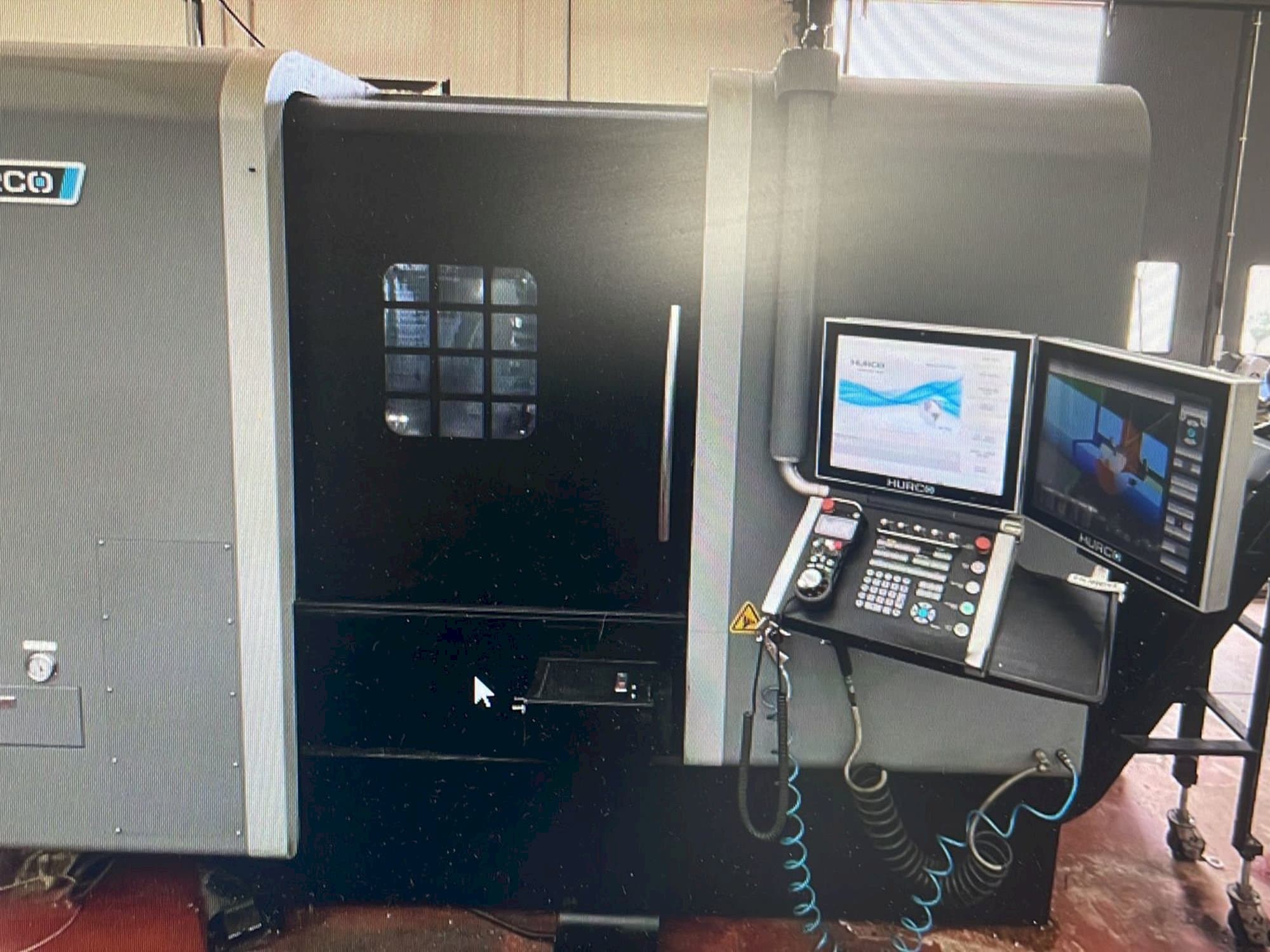 Front view of Hurco TMX8MYSi machine