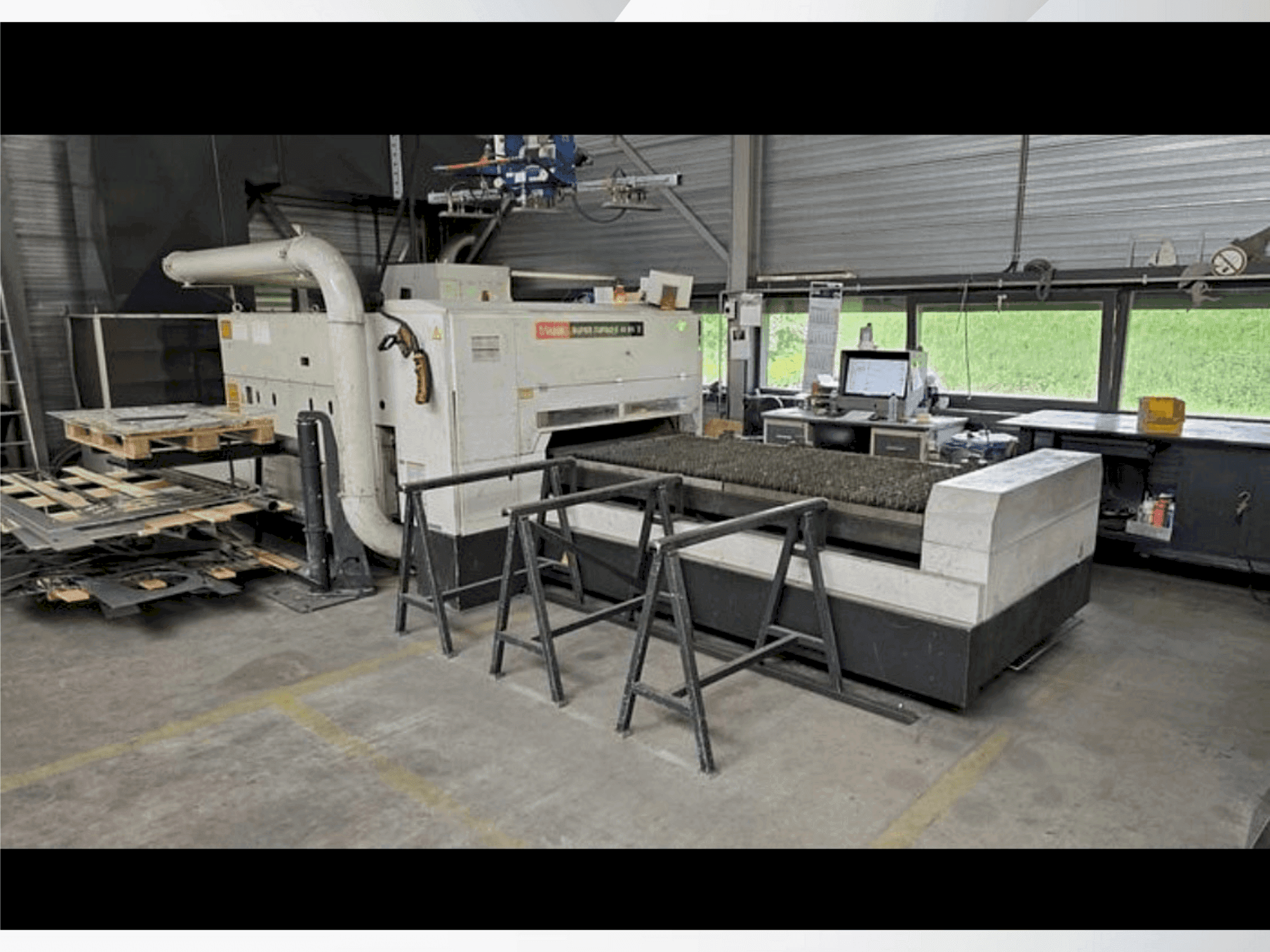 Front view of Mazak Super Turbo-X 48 MK II  machine