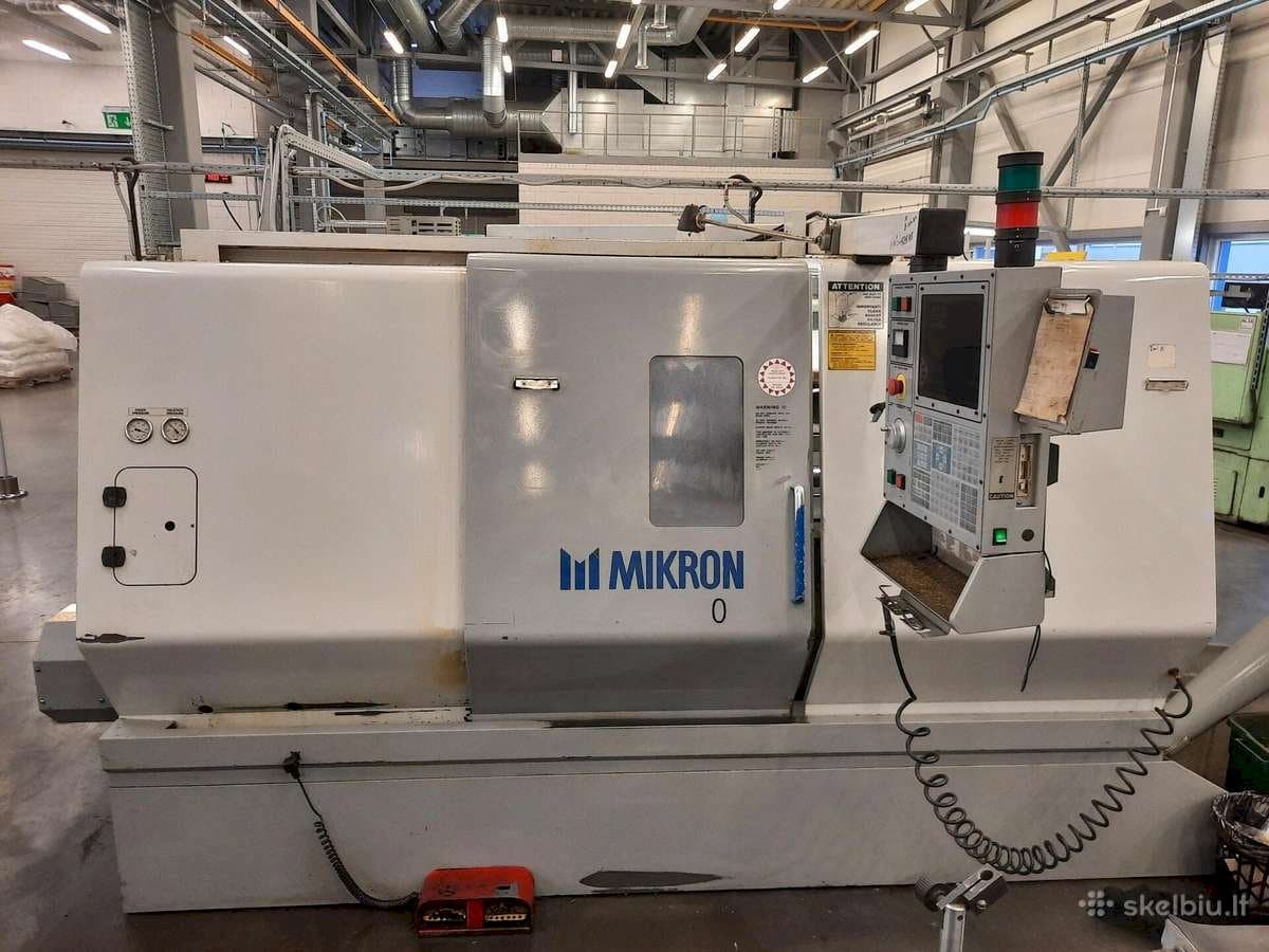 Front view of MIKRON-HAAS LCE860T machine