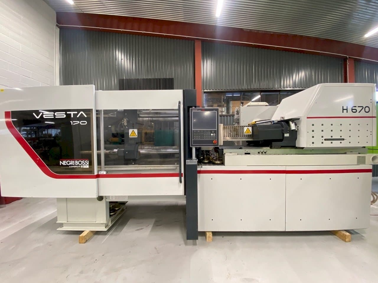 Front view of Negri Bossi VE170, M151 machine