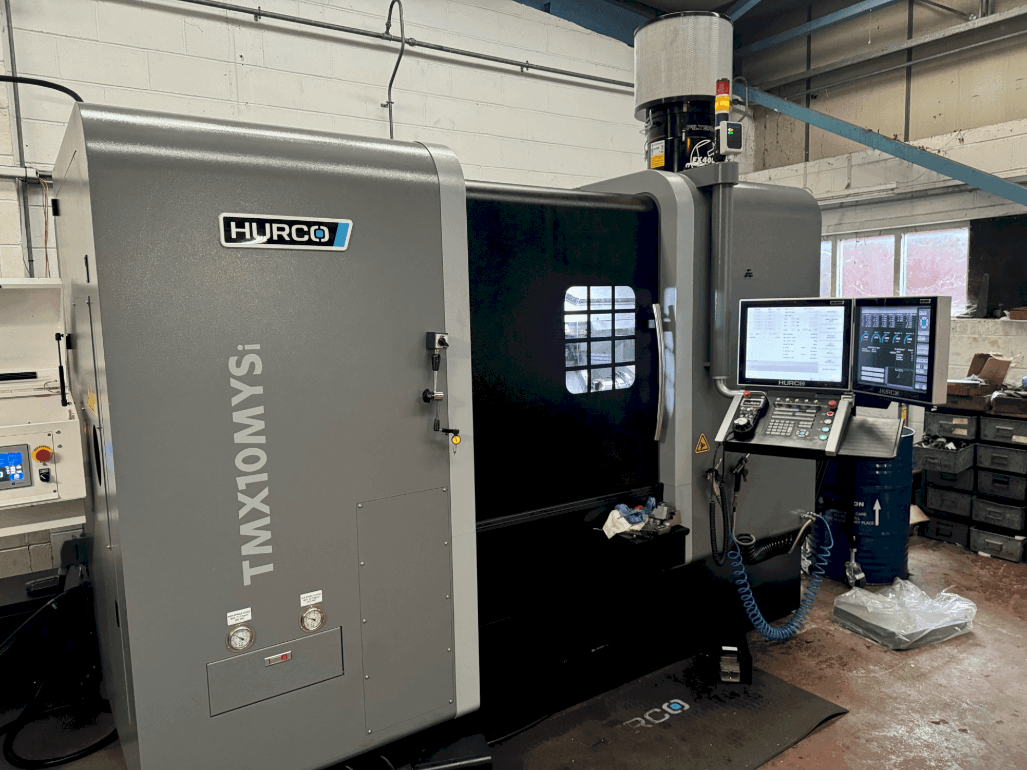 Front view of Hurco TMX10-MYSi  machine