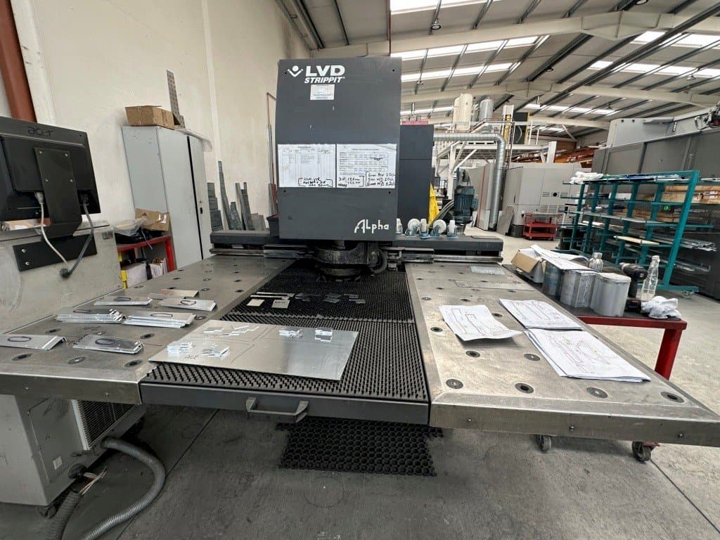 Front view of LVD Alpha 1212TK machine