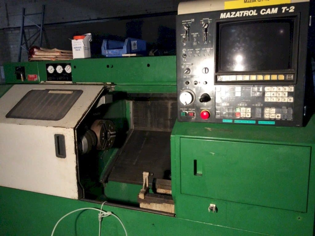 Front view of Mazak Super QuickTurn 15MS machine