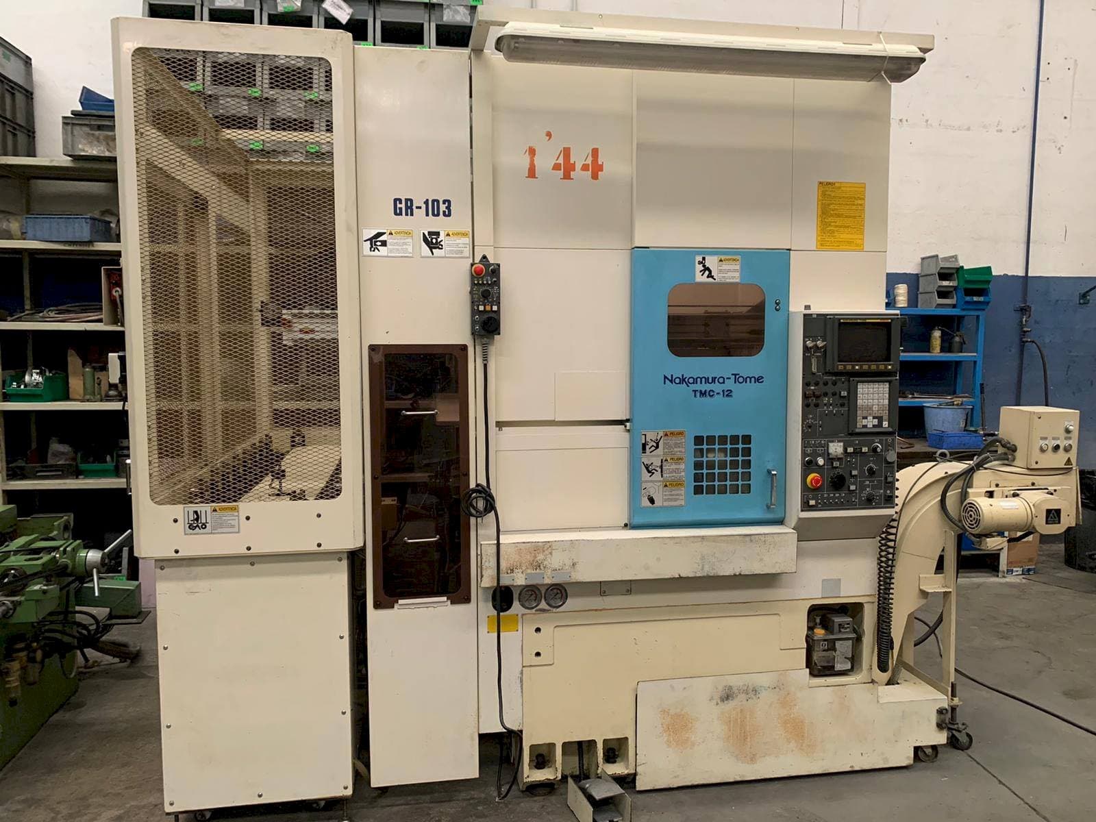 Front view of NAKAMURA-TOME TMC 12  machine