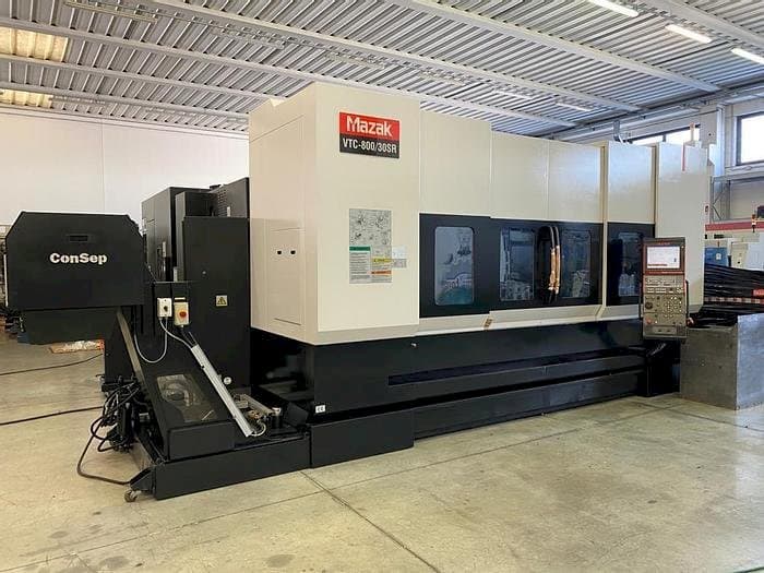 Front view of Mazak VTC 800/30 SR machine