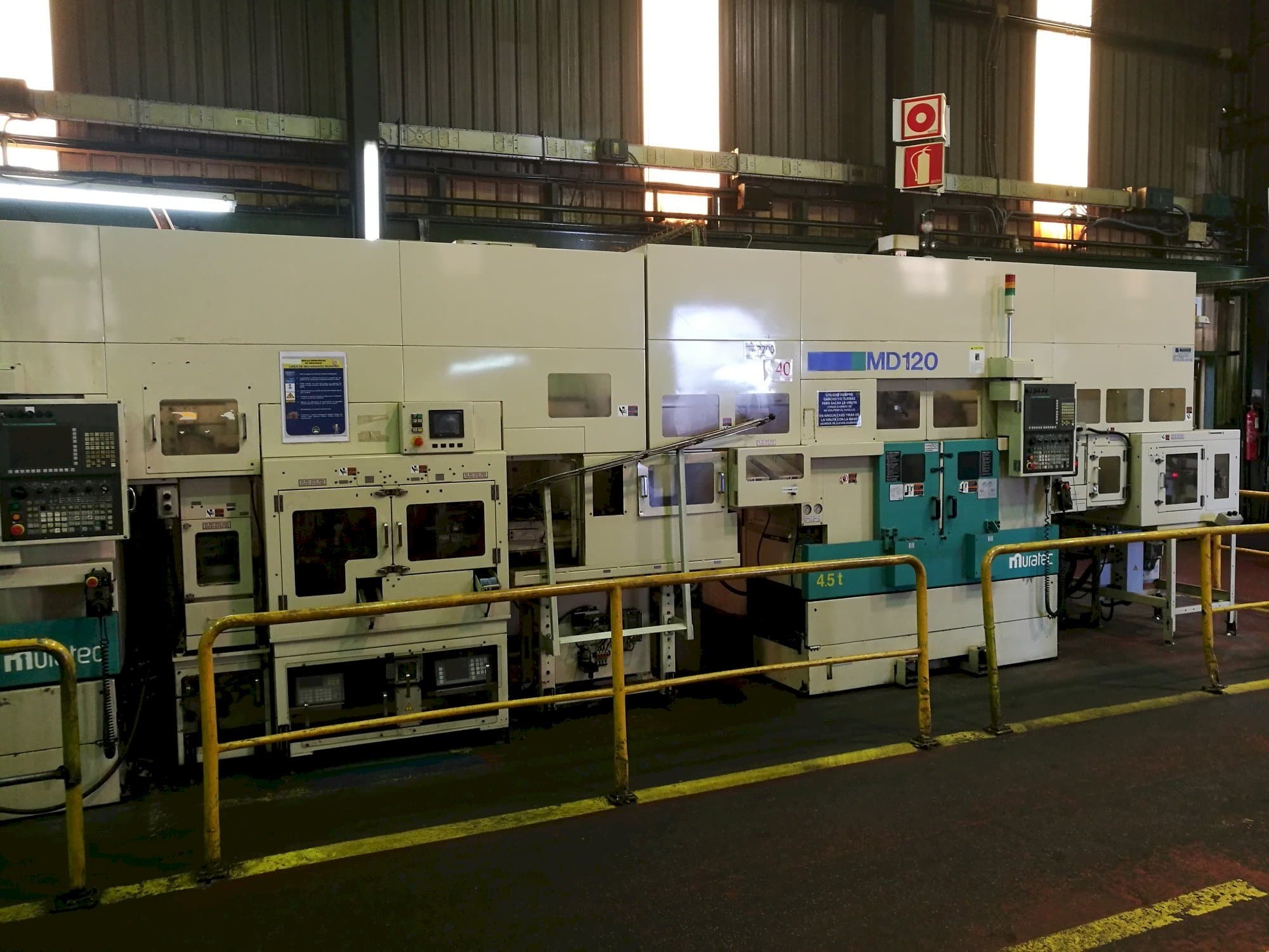 Front view of Muratec MD120 machine