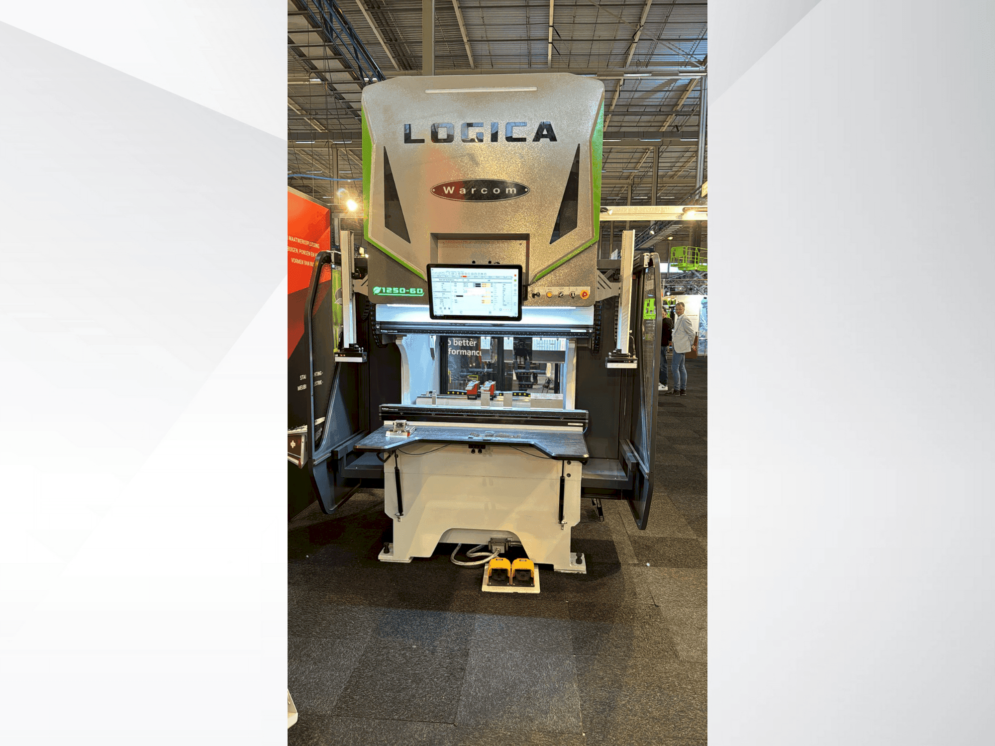 Front view of Warcom LOGICA 1250-60  machine