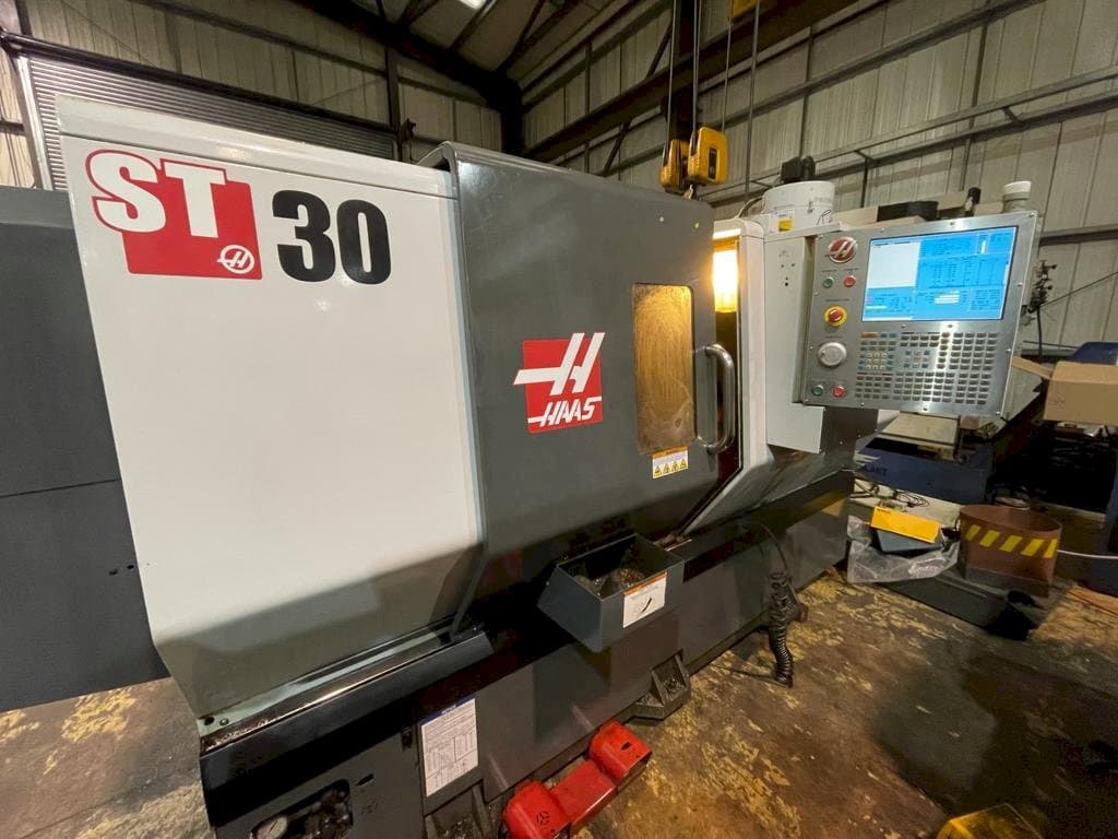 Front view of HAAS ST-30 machine