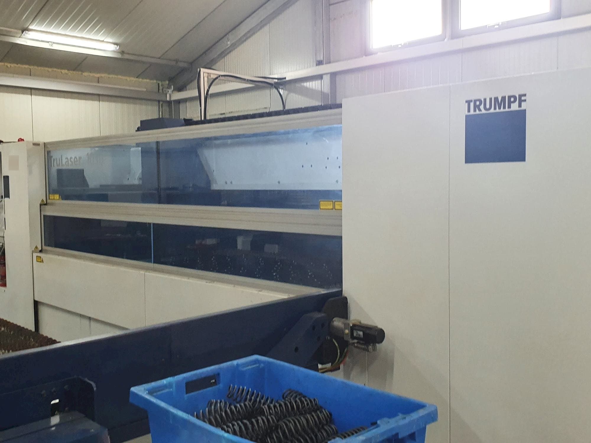 Front view of Trumpf TruLaser 1030 machine