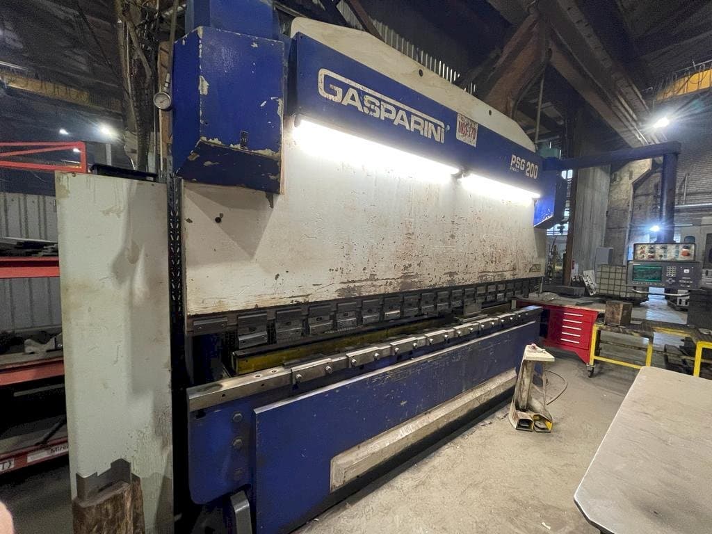 Front view of GASPARINI PSG 200/4000 machine