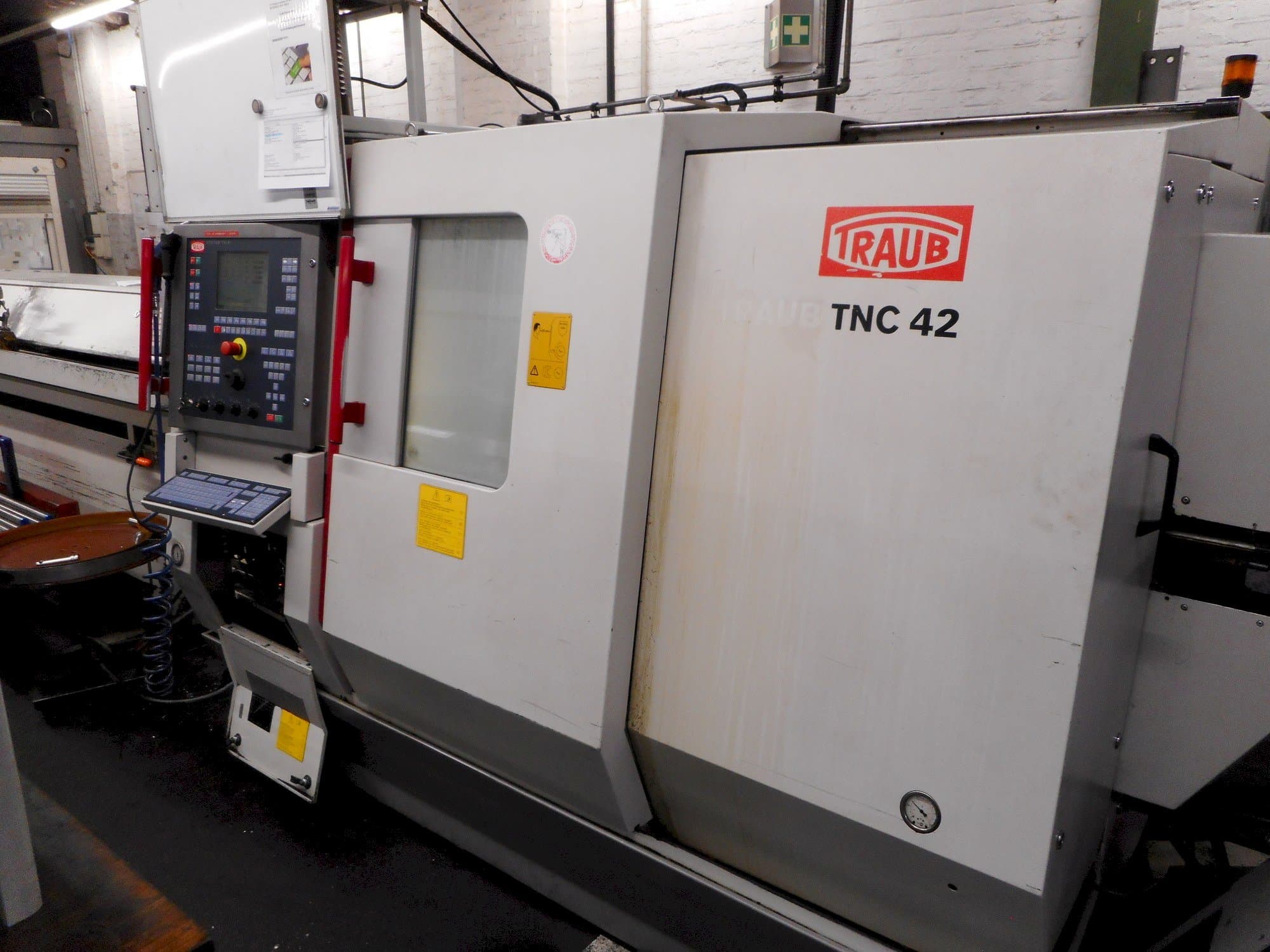 Front view of TRAUB TNC42/65 machine