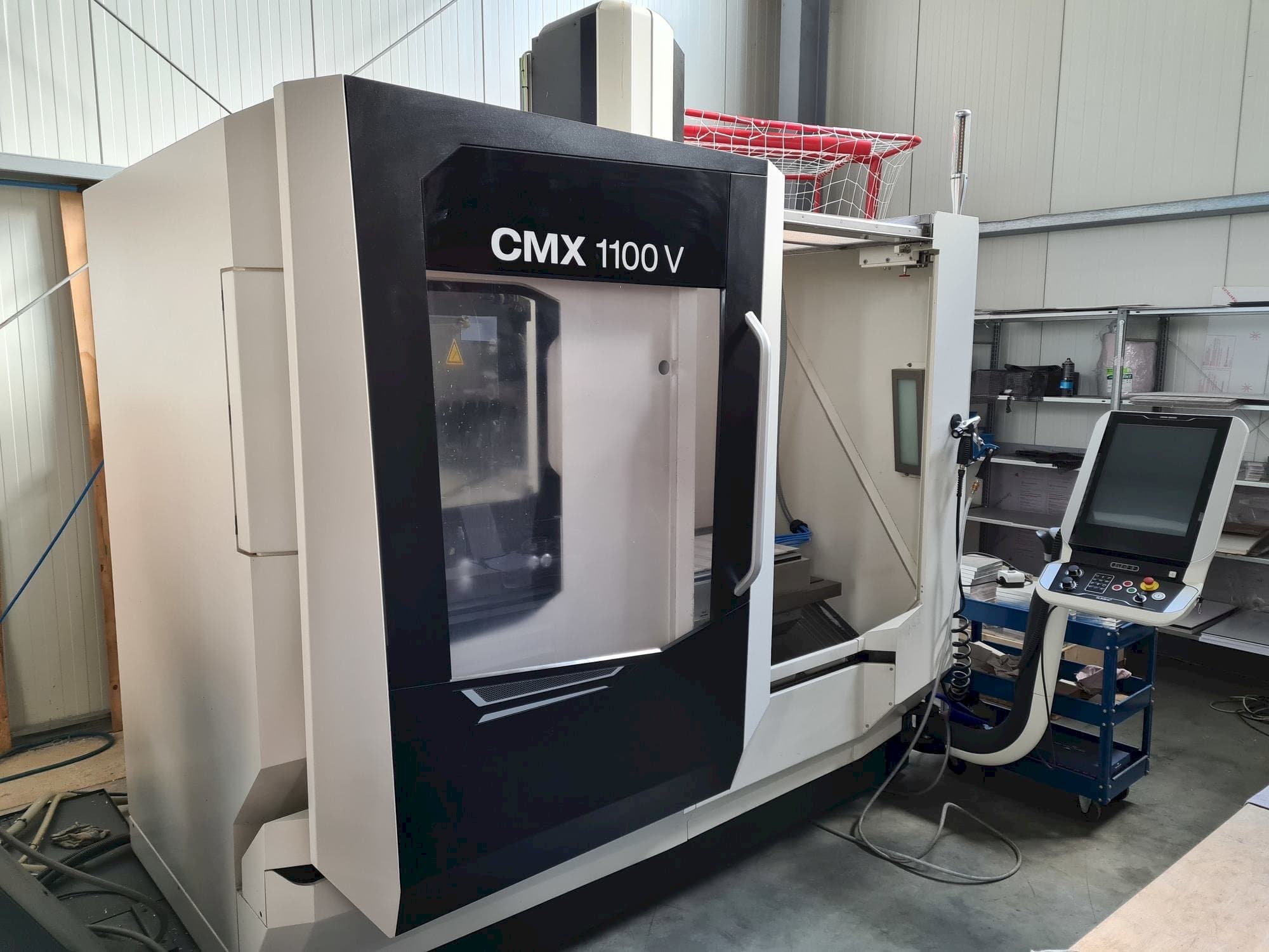 Front view of DMG MORI CMX 1100 V machine
