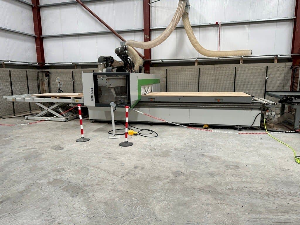 Front view of BIESSE machine