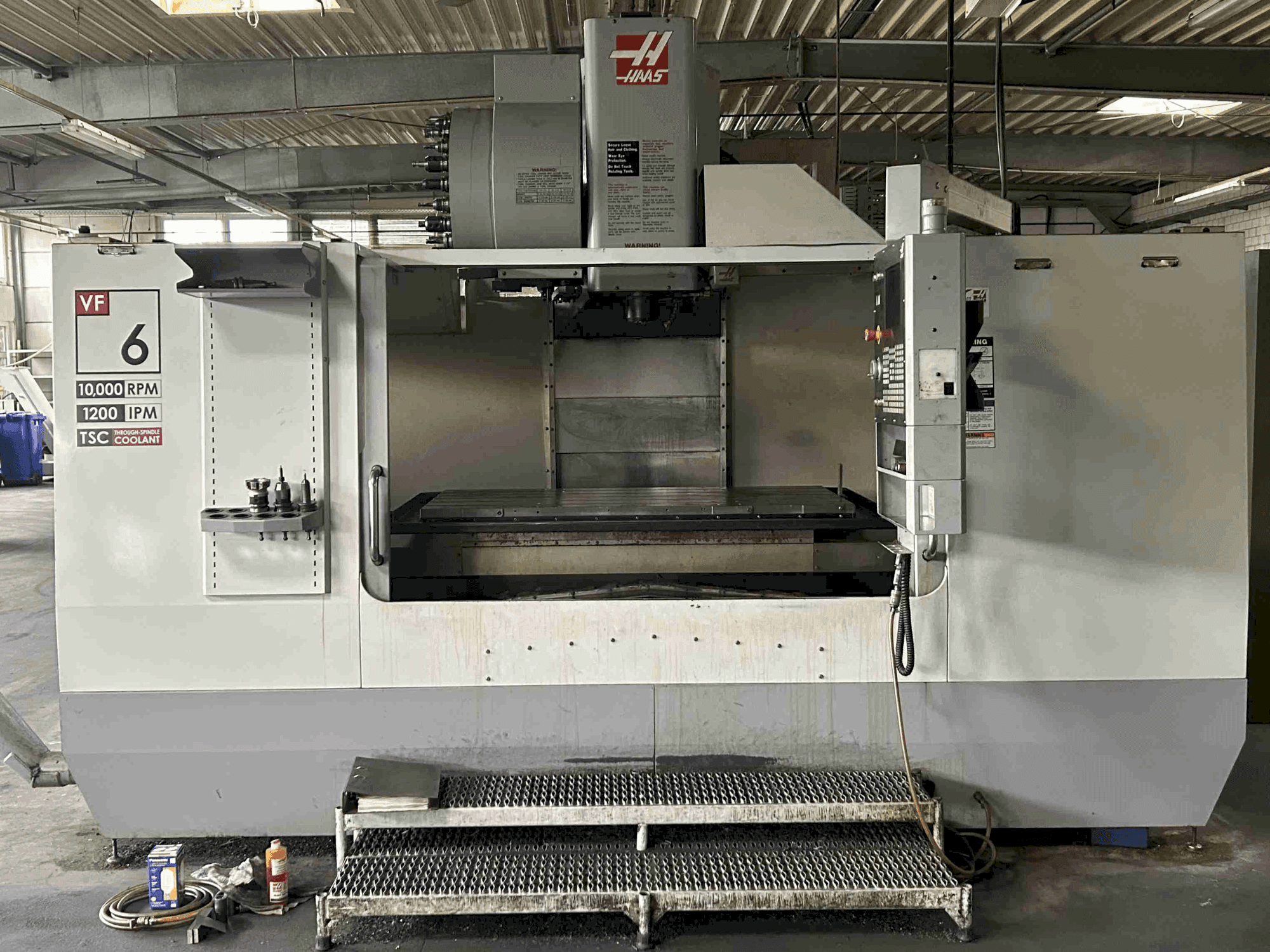 Front view of HAAS VF 6 BHE  machine